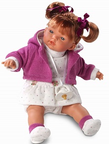 Интерактивная кукла Алиса 33 см., со звуком (Llorens Juan S.L., L 33268veg)